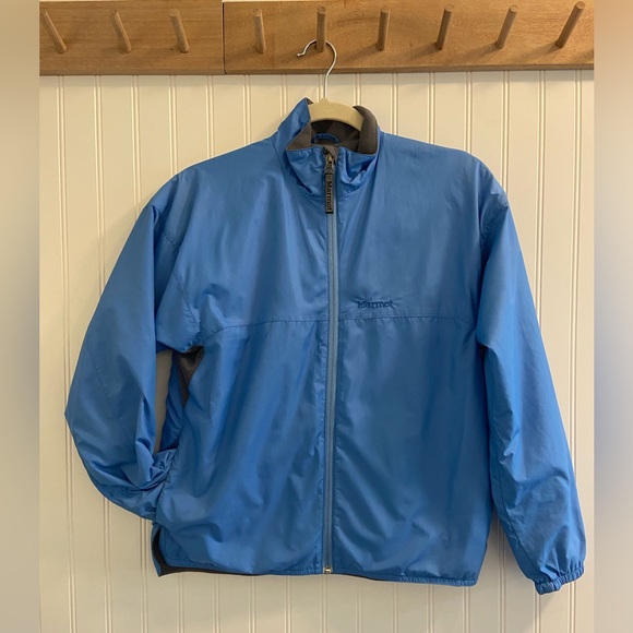 Marmot Weather Resistant Fleece Lined Fall Spring Weight Zipper Jacket Girls XL - Picture 1 of 11